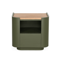 Lola Bedside | Olive Green