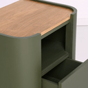 Lola Bedside | Olive Green