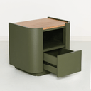 Lola Bedside | Olive Green