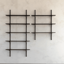 PI Wall Shelf | Mahogany Dark Brown