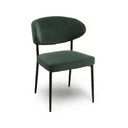 Molon Dining Chair | Emerald Green Velvet