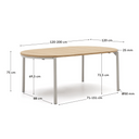 Montuiri Round Extension Dining Table