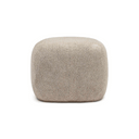 Mickey Ottoman | Taupe Beige