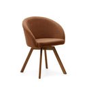 Otis Swivel Dining Chair | Terracotta