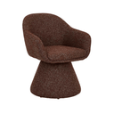 Paula Swivel Dining Chair | Russet