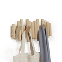 Picket Rail Coat Hooks | Natural Timber