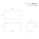 PI Dining Table | Oak