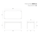PI Dining Table | Oak