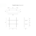 PI Wall Shelf | Mahogany