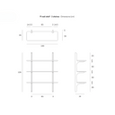 PI Wall Shelf | Mahogany