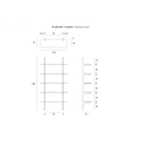 PI Wall Shelf | Mahogany Dark Brown
