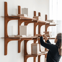 PI Wall Shelf | Mahogany