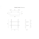 PI Wall Shelf | Mahogany Dark Brown