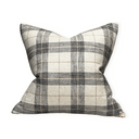 Sky Fall Plaid Cushion | Cognac