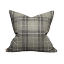 Sky Fall Plaid Cushion | Highland Green