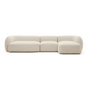 Sobe 4 Seater Chaise Sofa | Ecru