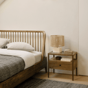 Spindle Bed | Natural Teak