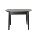 Solace Ceramic Extension Dining Table | Black Marble