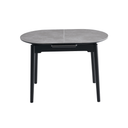 Solace Ceramic Extension Dining Table | Grey Stone