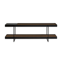Tray Storage Low Bookshelf | Black