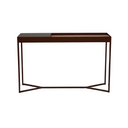 Tray Storage Console Table | Black