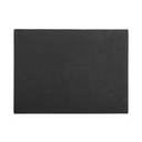 Troja Faux Leather Placemat | Black