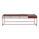 Benmore Bench Seat | Chocolate Red