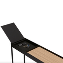 Tray Storage Console Table | Black