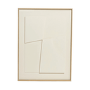 Dune Script 1 Sculptural Framed Art