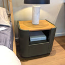 Lola Bedside | Olive Green