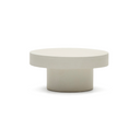 Kona Round Patio Coffee Table | White