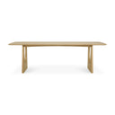 Geometric Dining Table | Oak