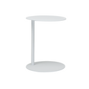 Aperto Ali Round Patio Side Table | White