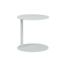 Aperto Ali Round Patio Side Table | White