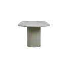 Benjamin Ripple Oval Dining Table | Putty