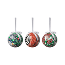 Coral Hayes Pananka Aboriginal Christmas Balls Set of 3
