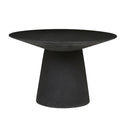 Livorno Round Patio Dining Table | Black