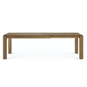Slice Extension Dining Table | Natural Teak