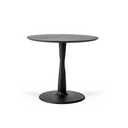 Torsion Round Dining Table | Black Oak