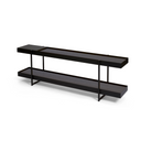Tray Storage Low Bookshelf | Black