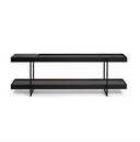 Tray Storage Low Bookshelf | Black