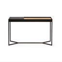 Tray Storage Console Table | Black