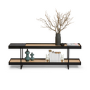 Tray Storage Low Bookshelf | Black