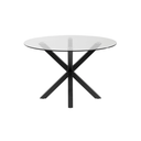 Vega Round Glass Dining Table