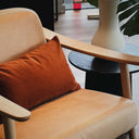 Amsterdam Velvet Rectangular Cushion | Spice