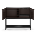 Corridor 5621SV Bar Cabinet | Charcoal Stained Ash