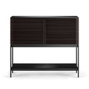 Corridor 5621SV Bar Cabinet | Charcoal Stained Ash