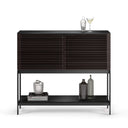 Corridor 5621SV Bar Cabinet | Charcoal Stained Ash
