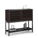 Corridor 5621SV Bar Cabinet | Charcoal Stained Ash