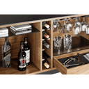 Corridor 5621SV Bar Cabinet | Charcoal Stained Ash